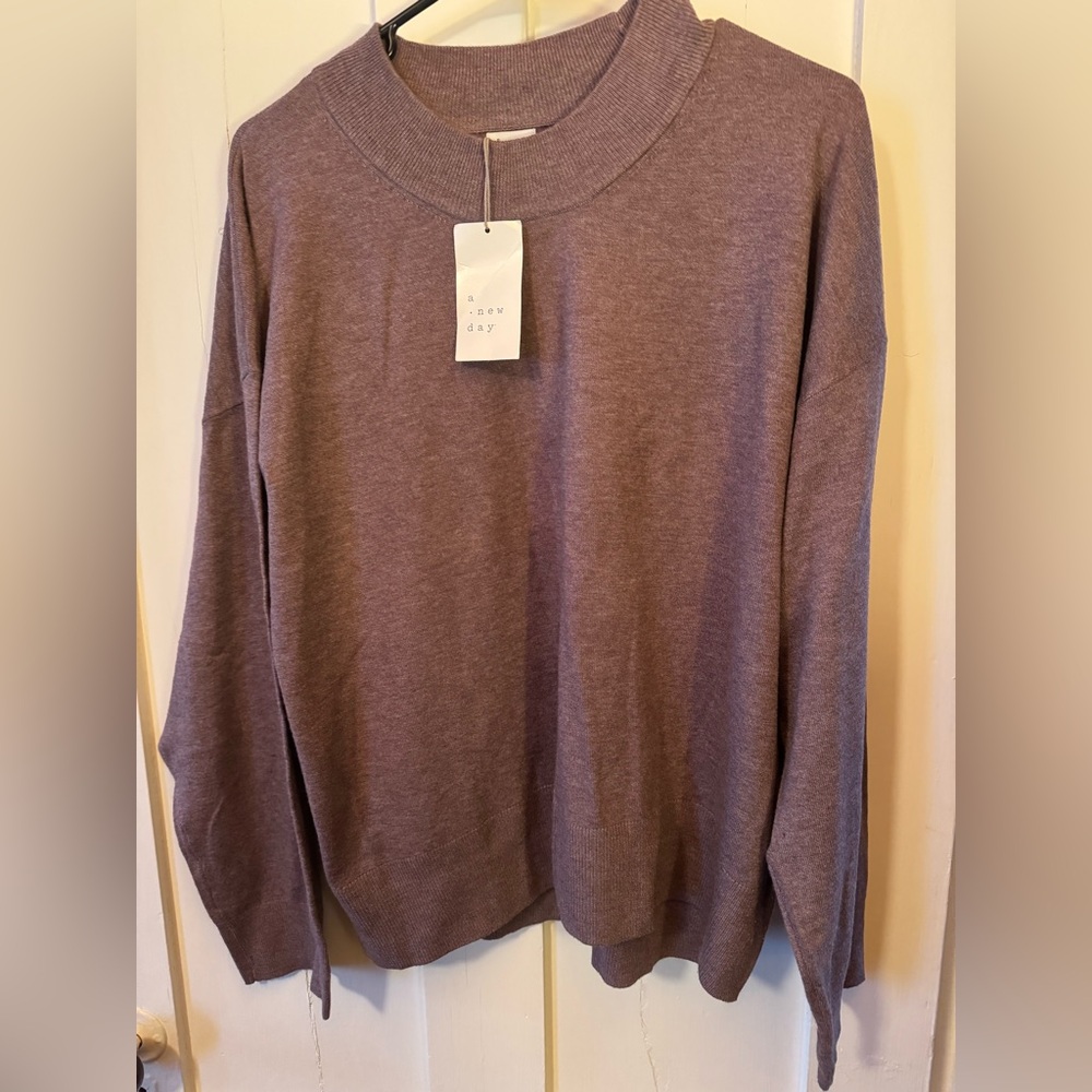 A New Day Women’s Lavender Crewneck Sweater